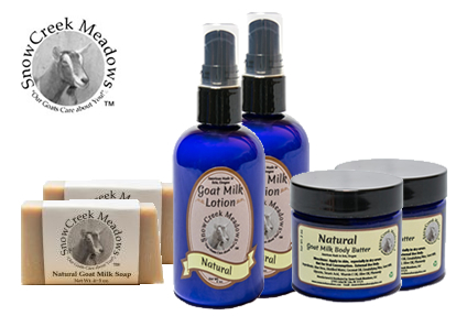 Multi-packs of Goat Milk Soaps, Lotions, and Body Butter